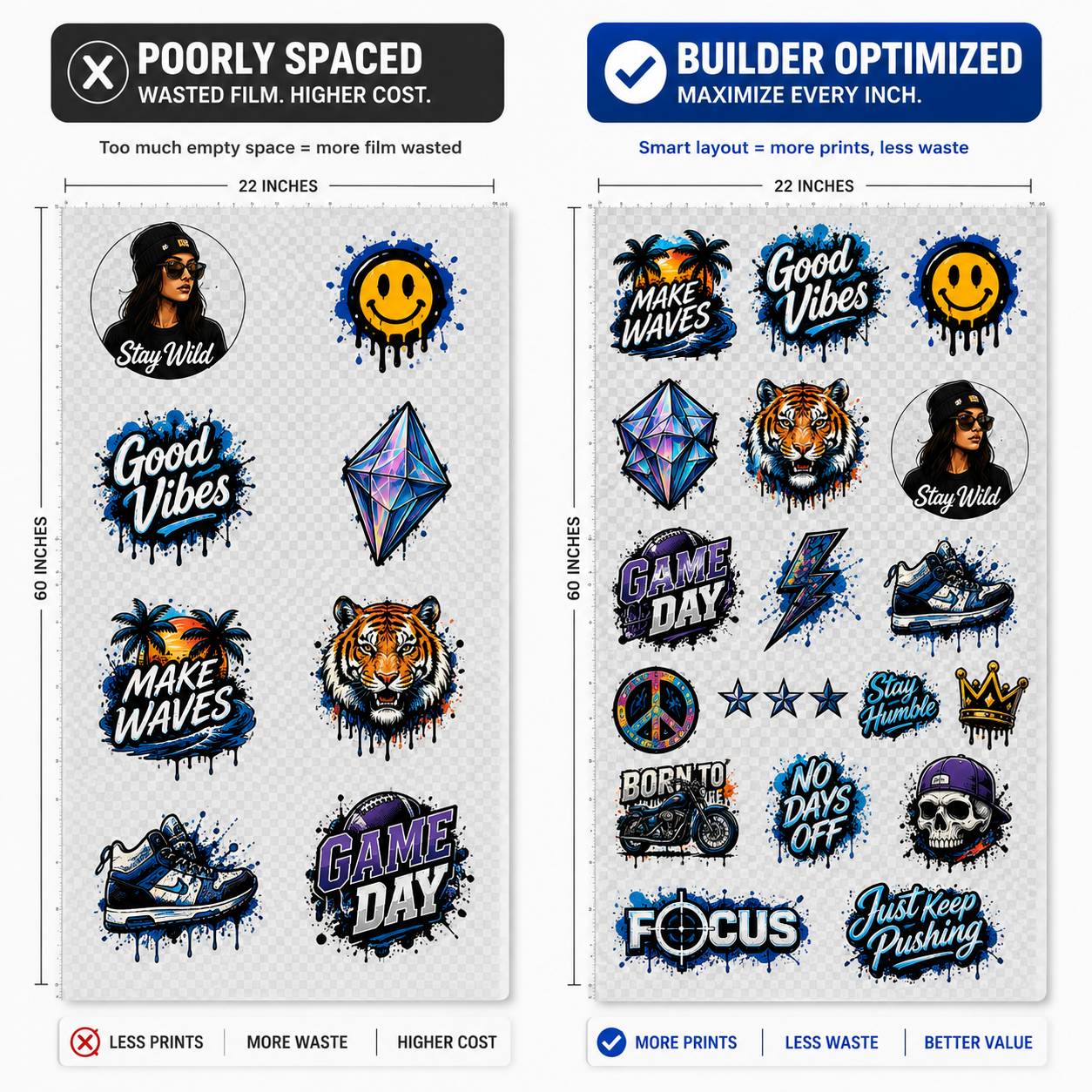 Rolling DTF Gang Sheet Builder