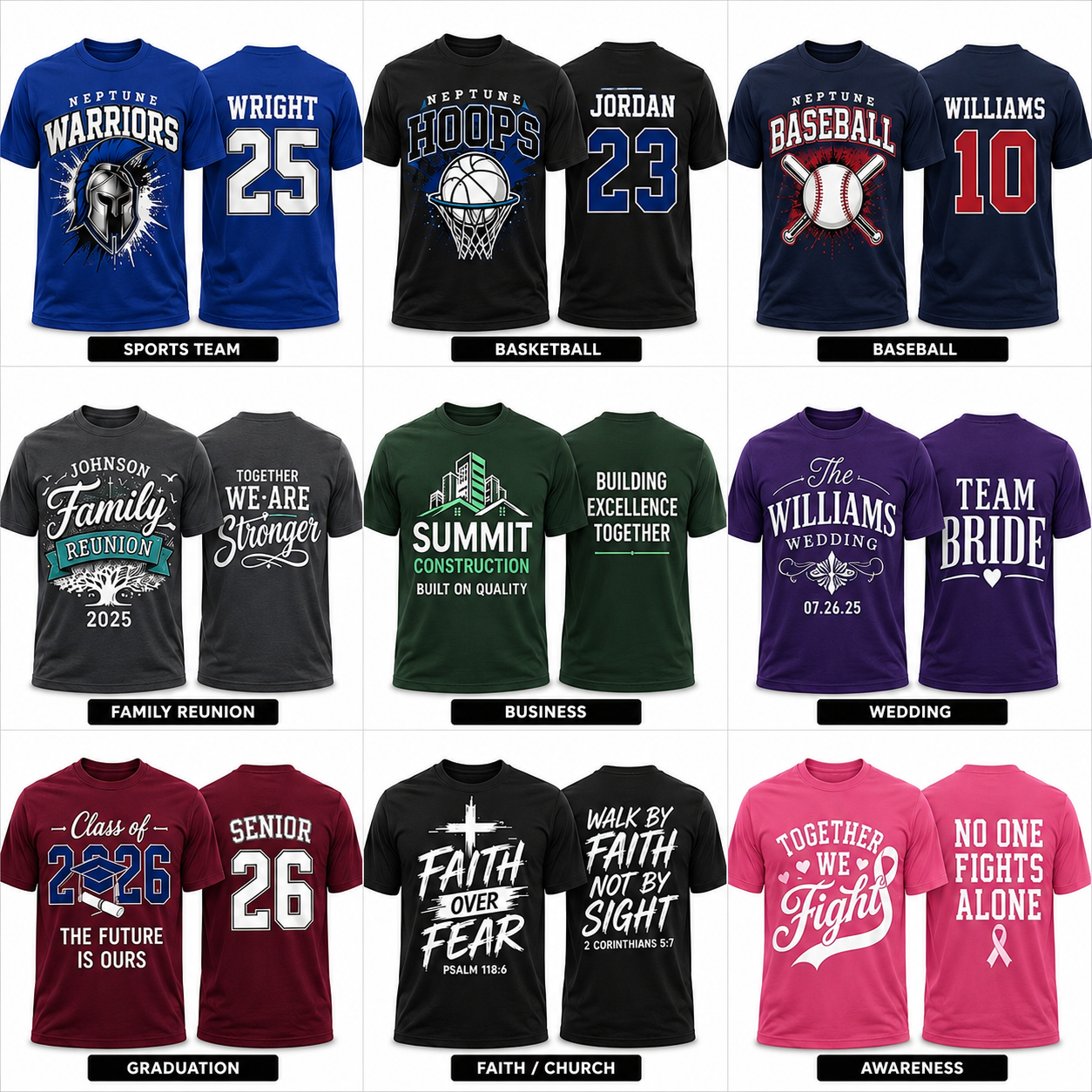 Custom Printed T-Shirt