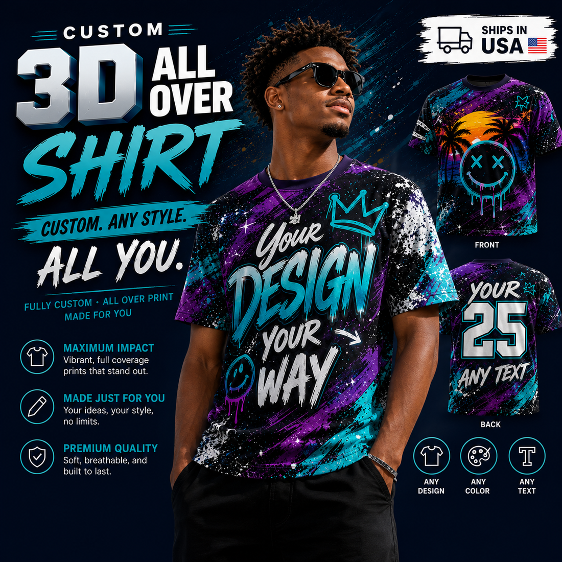 3D All Over Shirt