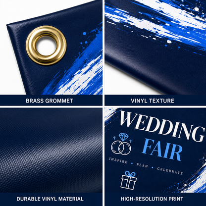 Print-Ready Grommeted Backdrop Banner