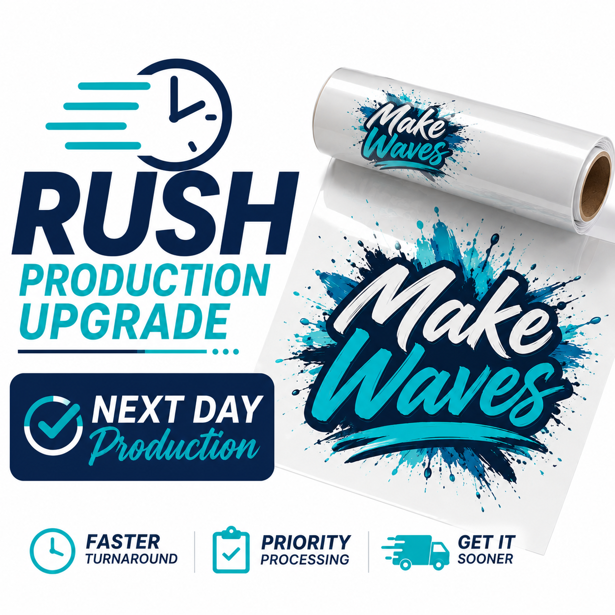 Transfer Rush Production Upgrade – Next Business Day