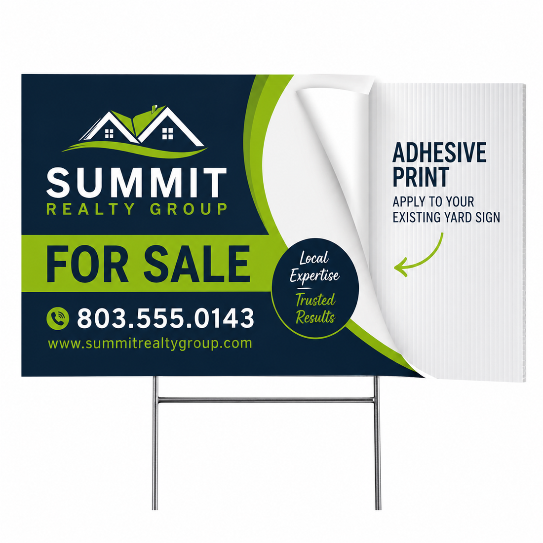 Yard Sign Adhesive Print