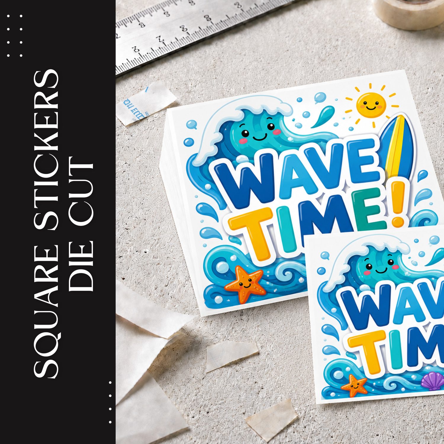 Square Sticker Builder