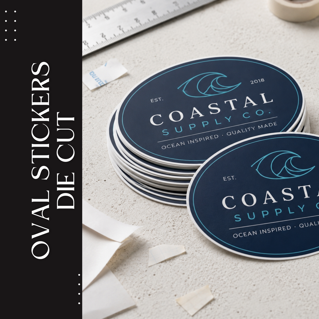 Oval Sticker Builder