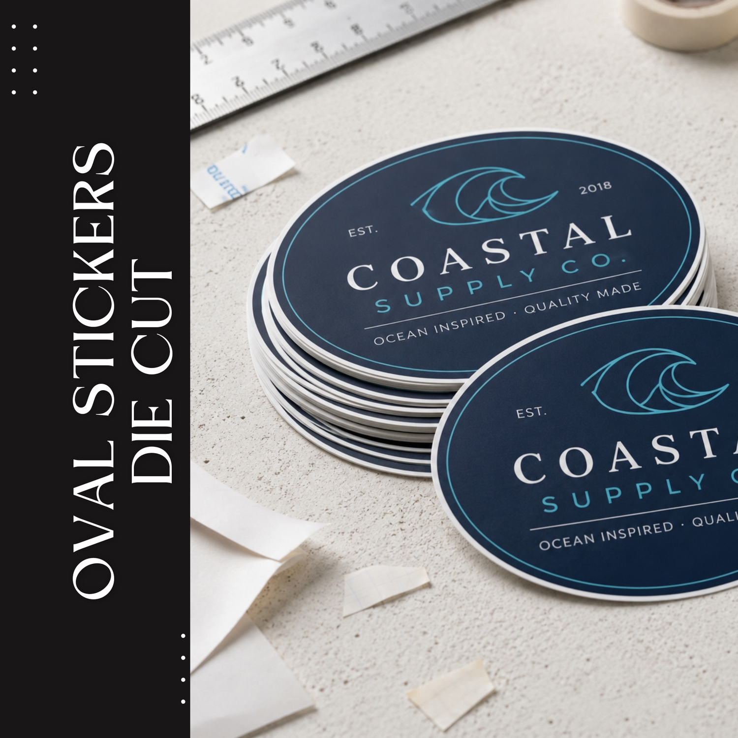 Oval Sticker Builder