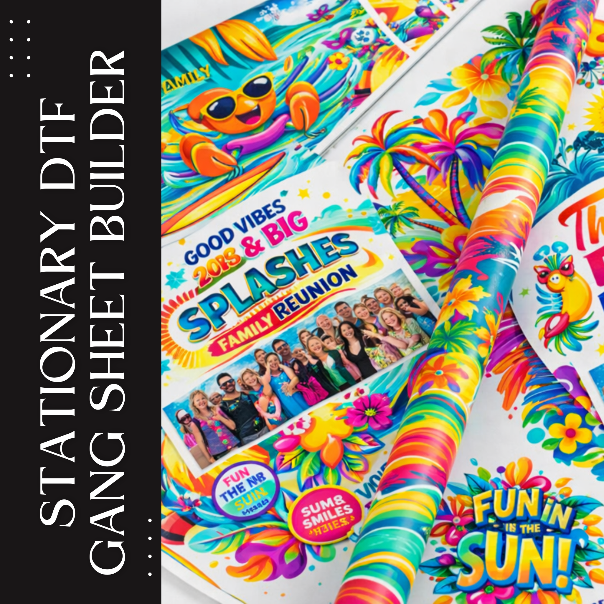 Stationary DTF Gang Sheet | Select &amp; Build