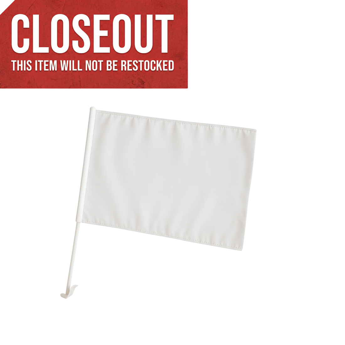 Sublimation Car Flag W/ Pole